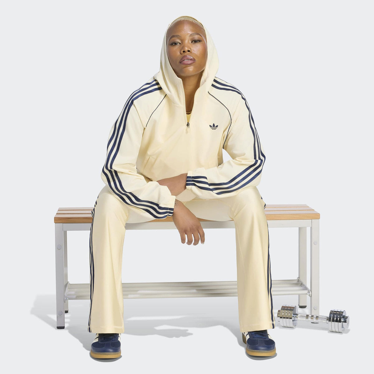Adidas Originals Sport Coverup Kadın Sarı Sweatshirt
