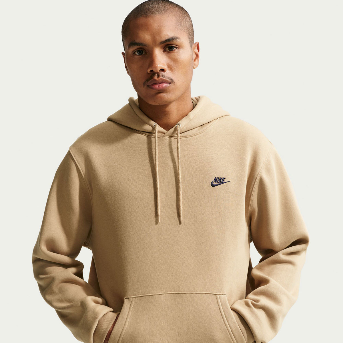 Nike Club Bb Pullover Erkek Krem Sweatshirt
