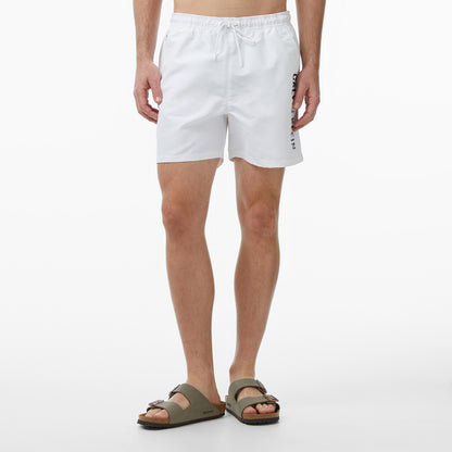 Calvin Klein Medium Drawstring Erkek Beyaz Deniz Şortu