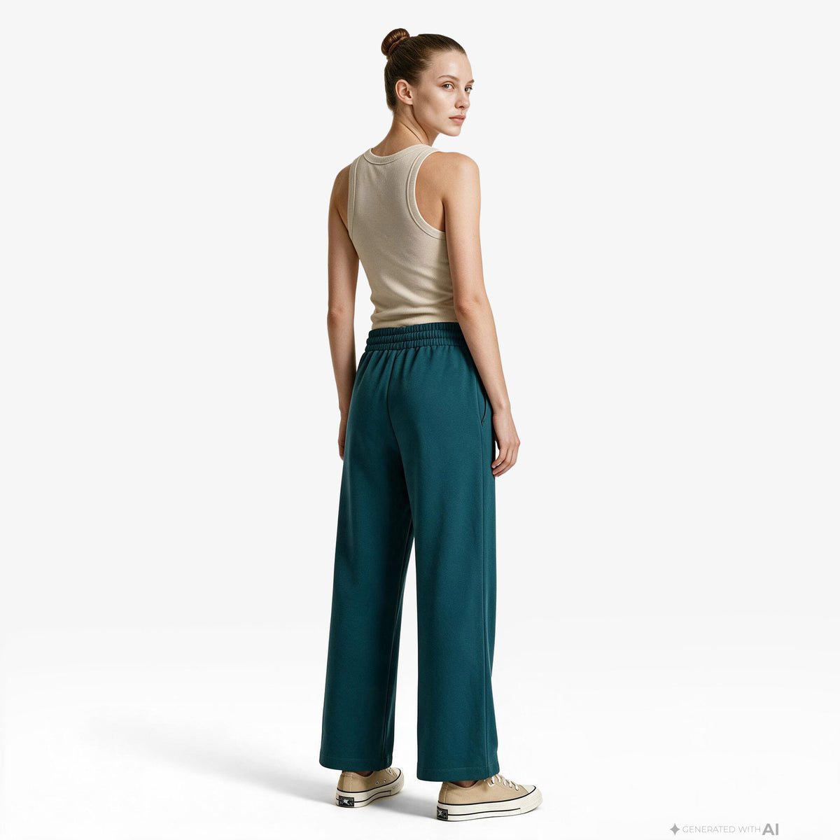 Unıted4 Regular Fit Kadın Yeşil Eşofman Altı