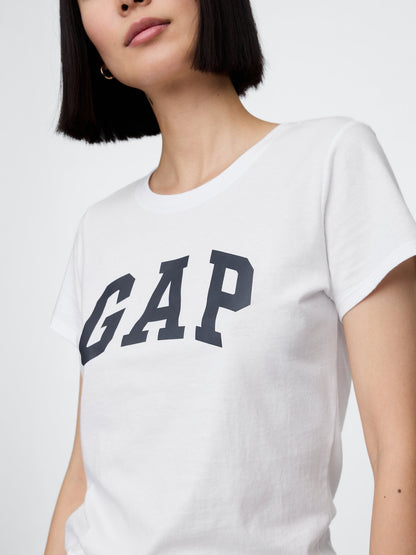 Beyaz 2'li Gap Logo Kısa Kollu T-shirt Seti