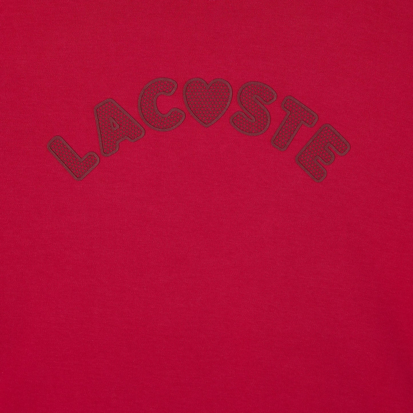 Lacoste Çocuk Uzun Kollu Bisiklet Yaka Baskılı Pembe T-shirt