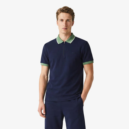 Lacoste Erkek Regular Fit Renk Bloklu Lacivert Polo