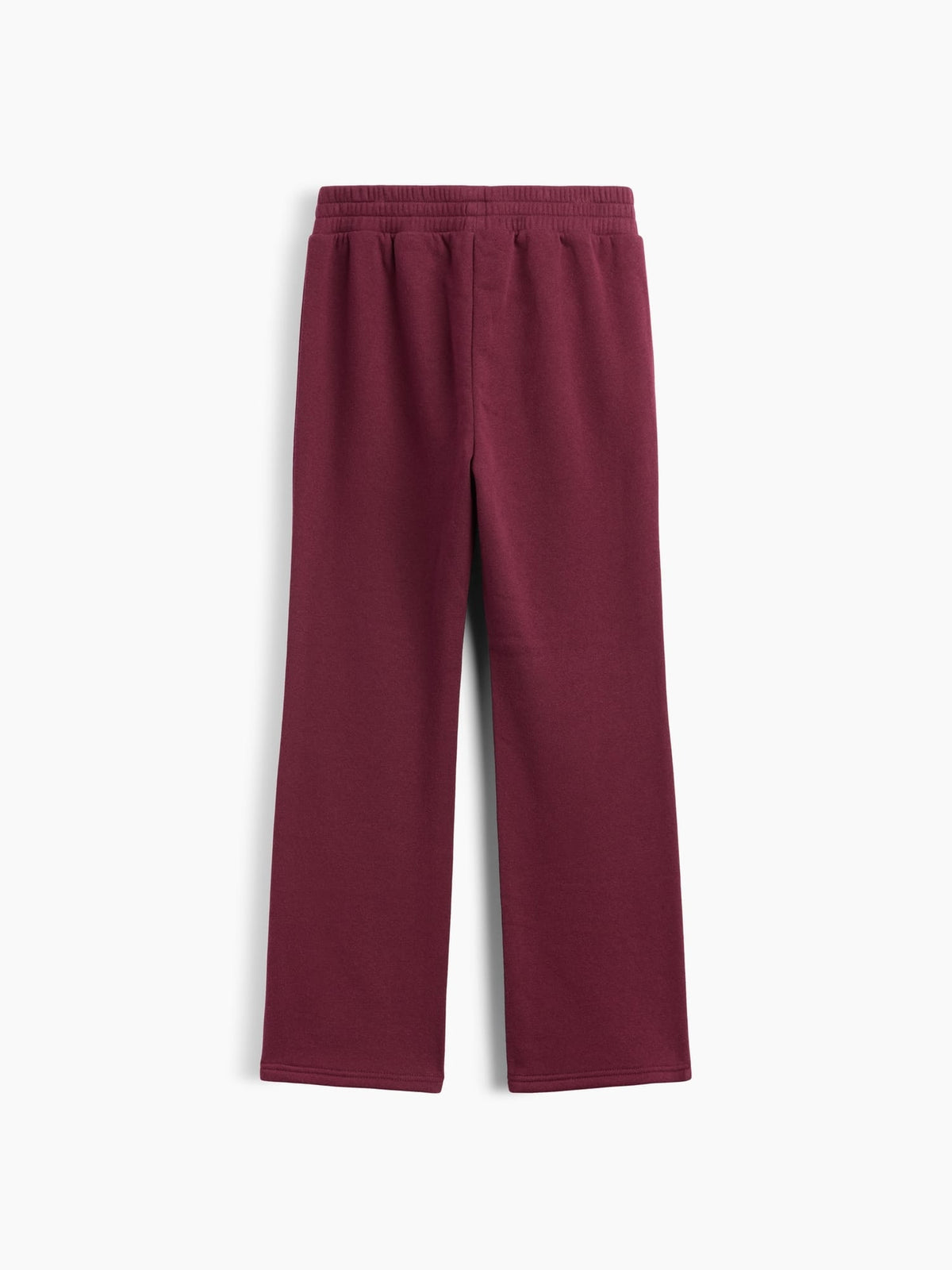 Koyu Kırmızı Grafik Baskılı Bootcut Eşofman Altı