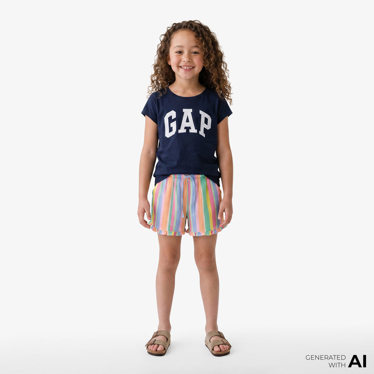 Gap V-hs Ss Value Logo Çocuk Lacivert T-shirt