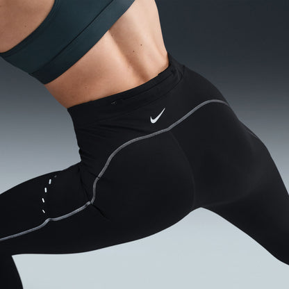 Nike Swft Tfadv Hr Ref 7/8 Tgt Kadın Siyah Tayt