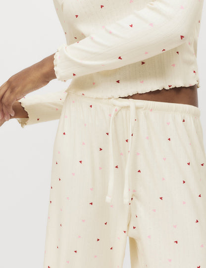 Desenli Pijama Takımı