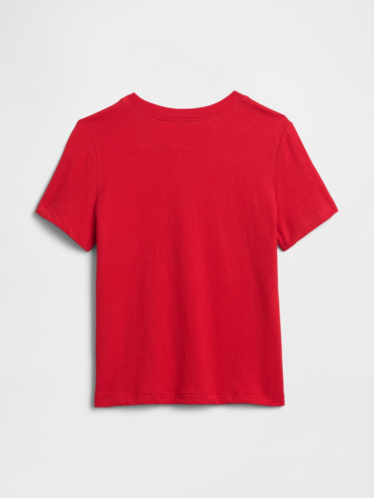 Kırmızı Grafik Baskılı T-shirt