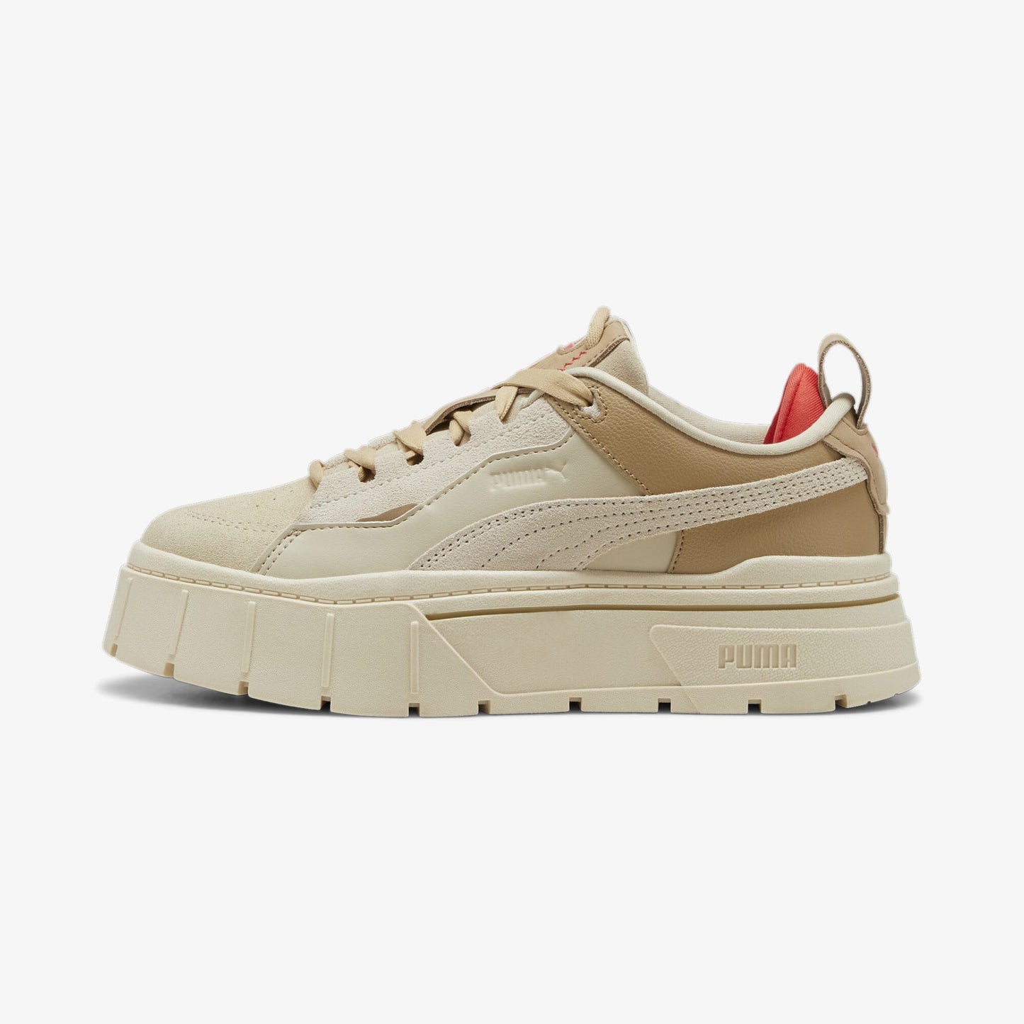 Puma Mayze Stack Xpl No Filter Kadın Krem Spor Ayakkabı