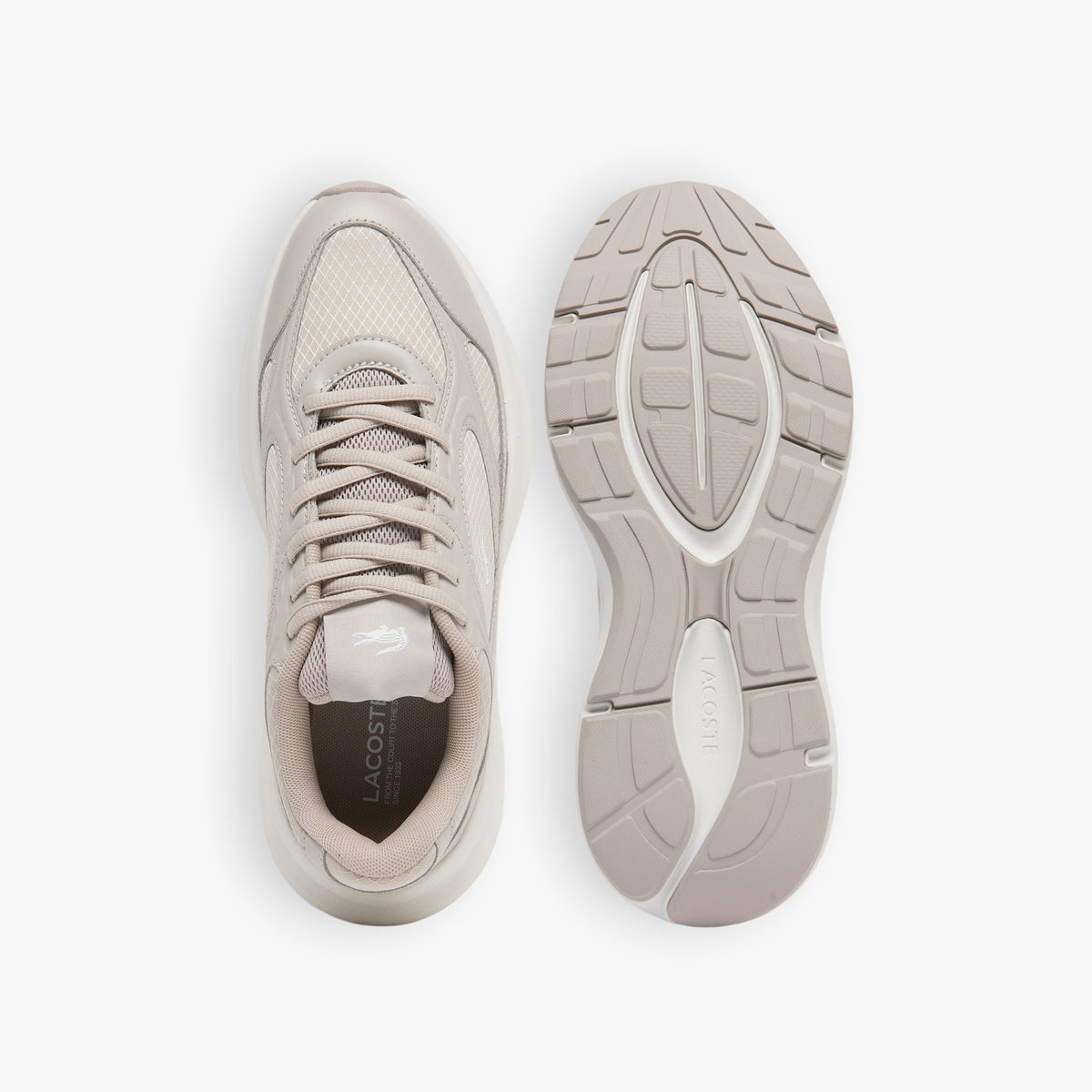 Lacoste Run Set Evo Kadın Bej Sneaker