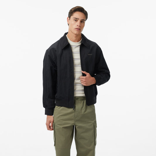 Calvin Klein Nylon Collared Reversible Erkek Siyah Ceket