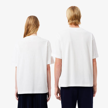 Lacoste Heavy Erkek Beyaz T-shirt