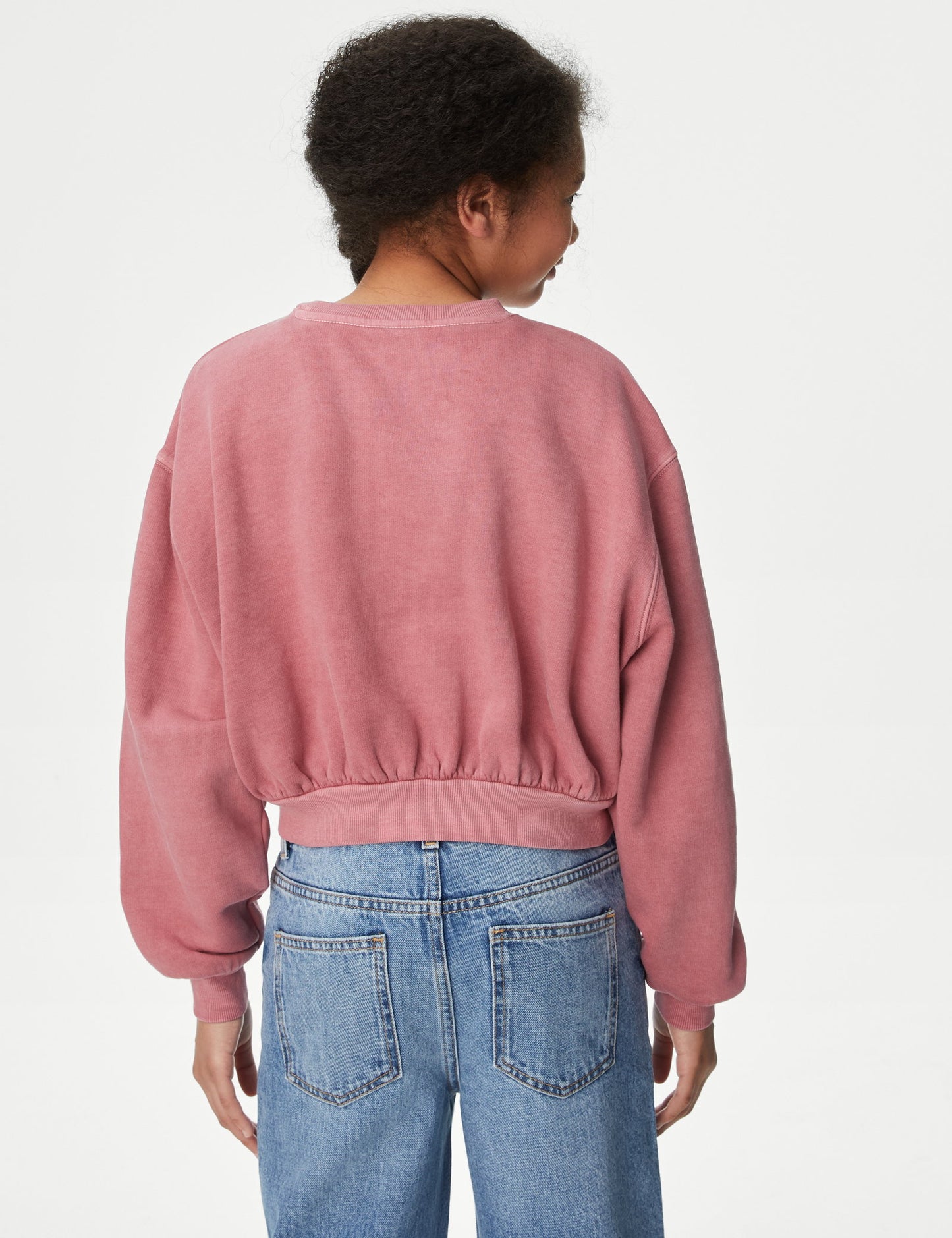 Pamuklu Slogan Desenli Sweatshirt