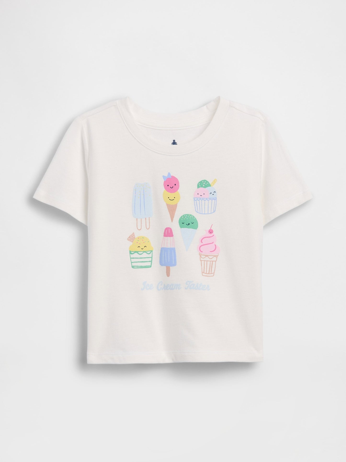 Kırık Beyaz Mix & Match Grafik Baskılı T-shirt