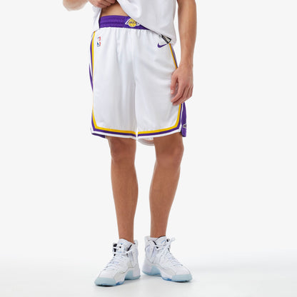 Nike Los Angeles Lakers Nba Swingman Erkek Beyaz Şort