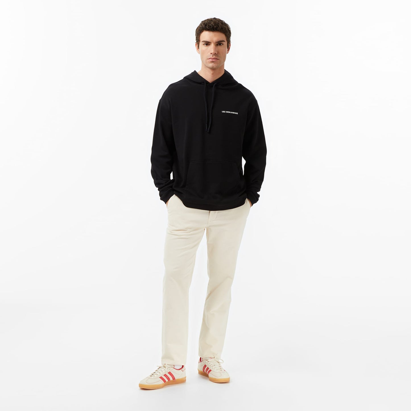 Les Benjamins Erkek Siyah Sweatshirt