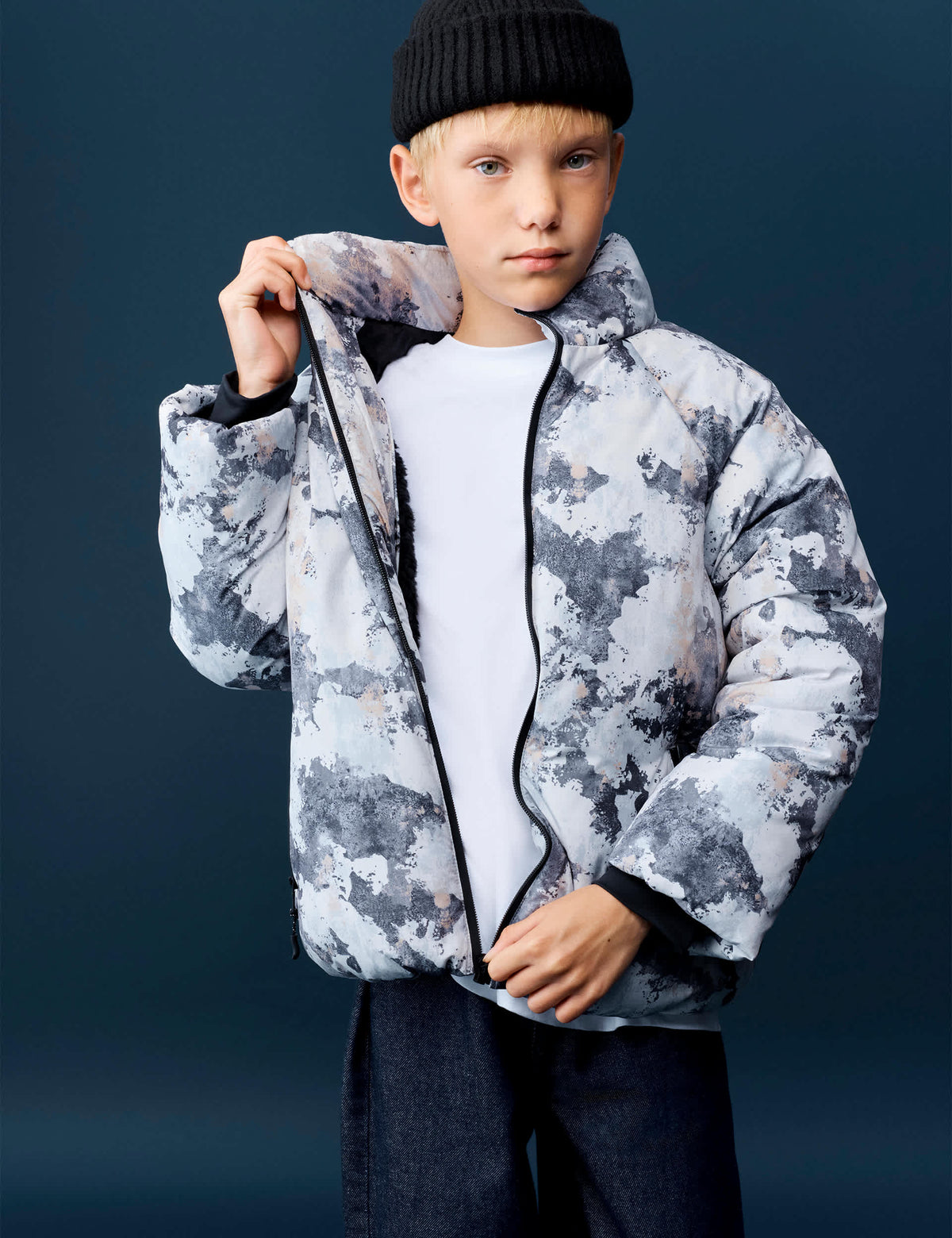 Stormwear Kamuflaj Desenli Kapitone Mont