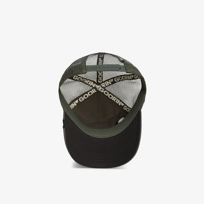 Goorin Bros Panther Trucker Mini Çocuk Haki Şapka