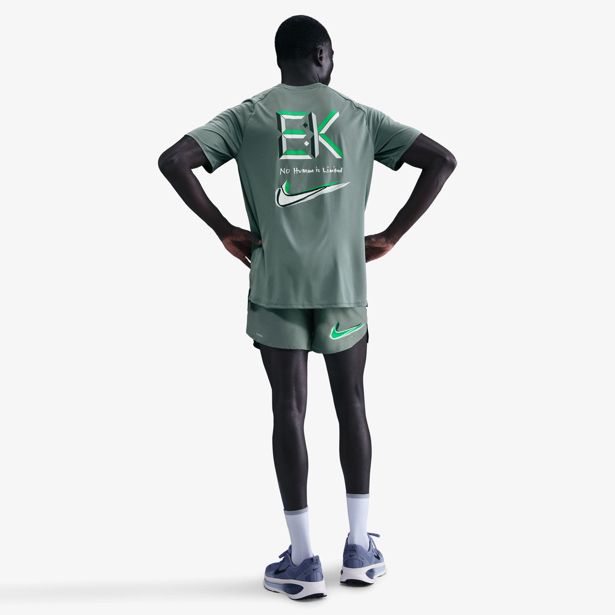 Nike Stride Eliud Kipchoge Erkek Yeşil Koşu Şort
