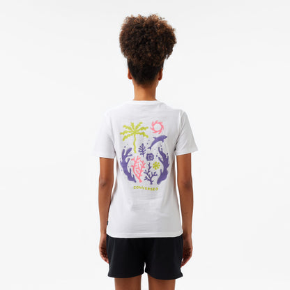 Converse Kadın Beyaz T-shirt