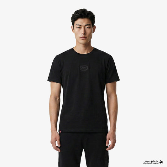Ecko Johnson Erkek Siyah T-shirt