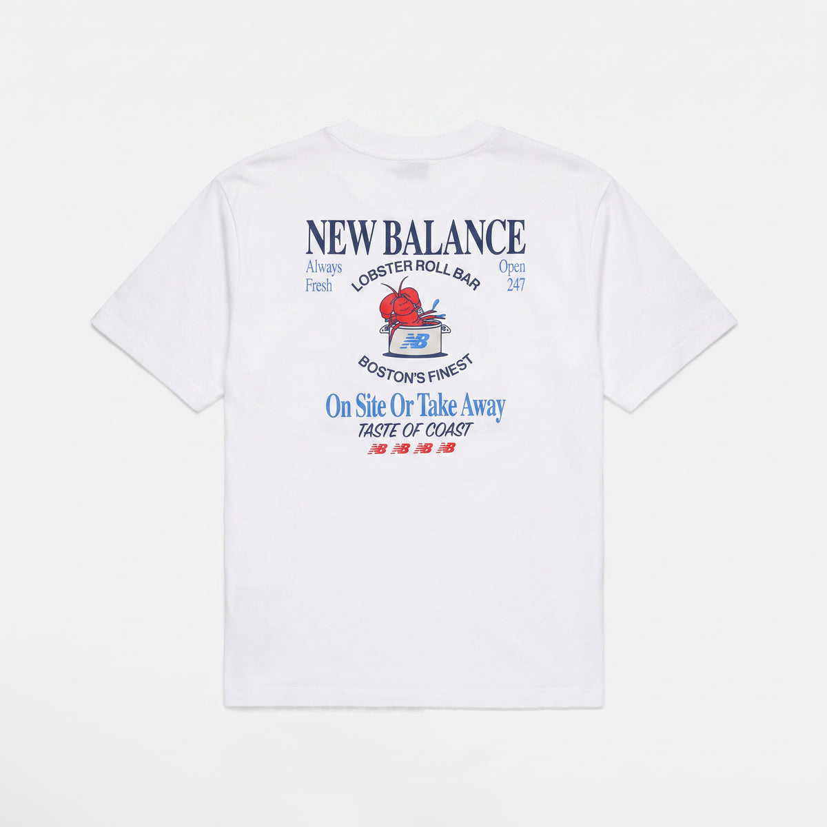 New Balance Lobster Roll Erkek Beyaz T-shirt