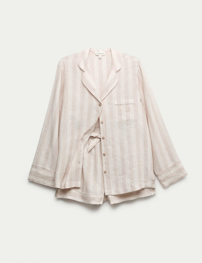 Keten Pijama Takımı