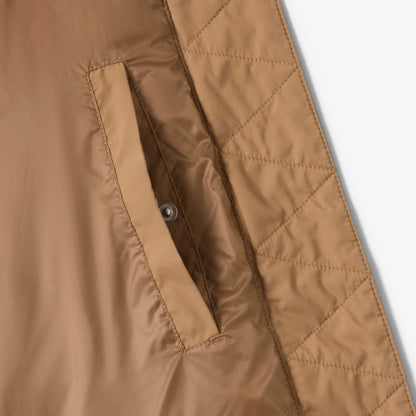 Lacoste Kadın Regular Fit Kapüşonlu Kahverengi Mont