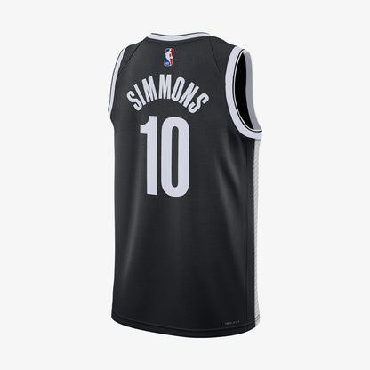 Nike Ben Simmons Brooklyn Nets Icon Edition Dri-fit Nba Swingman Erkek Siyah Forma