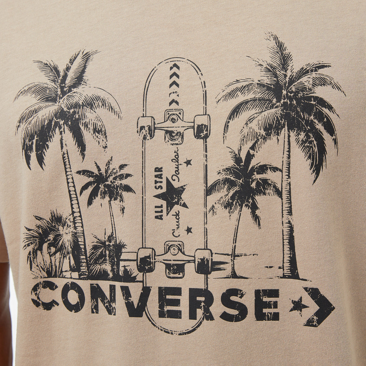 Converse Erkek Bej T-shirt