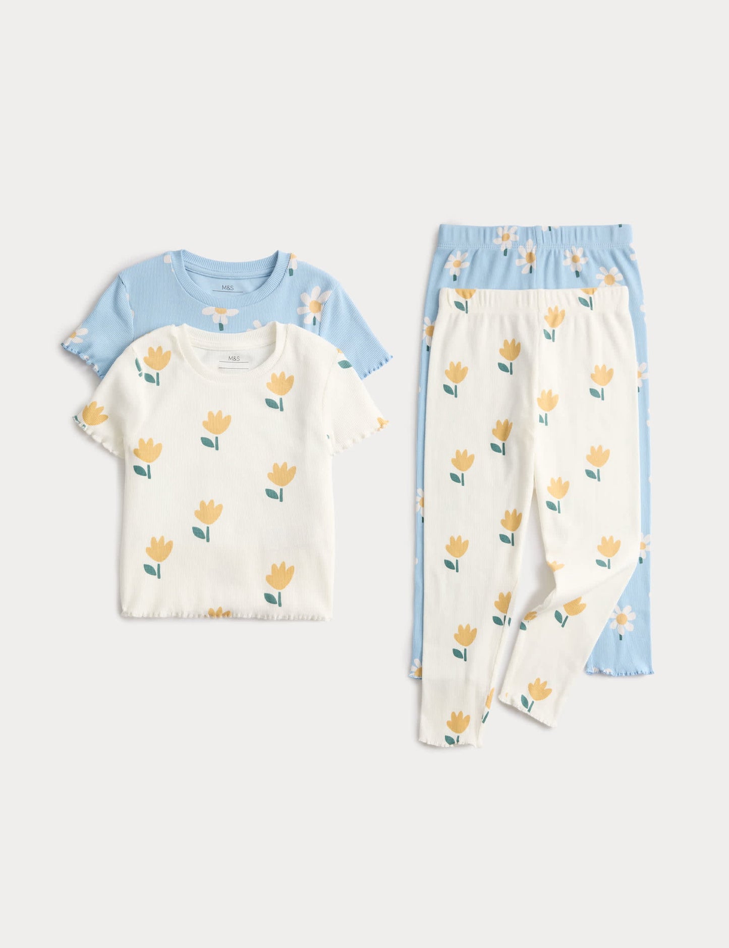 2'li Desenli Pijama Takımı