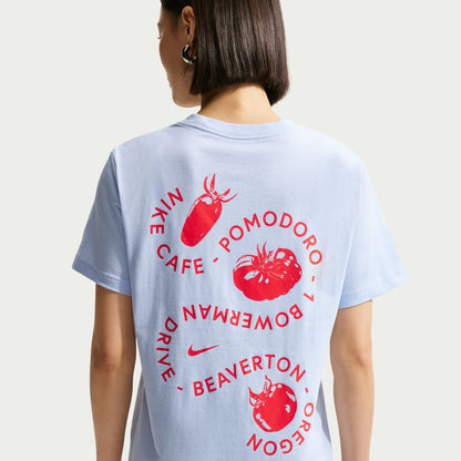Nike Classic Bf Cafe Tomato Kadın Mavi T-shirt