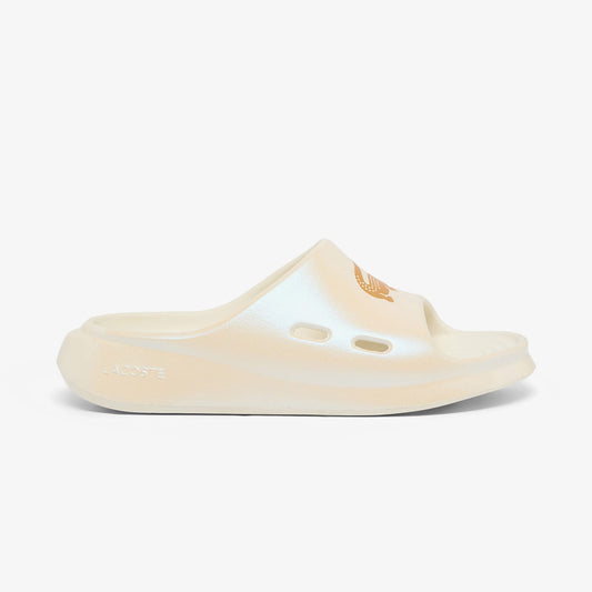 Lacoste Meduz Slide Kadın Beyaz Terlik