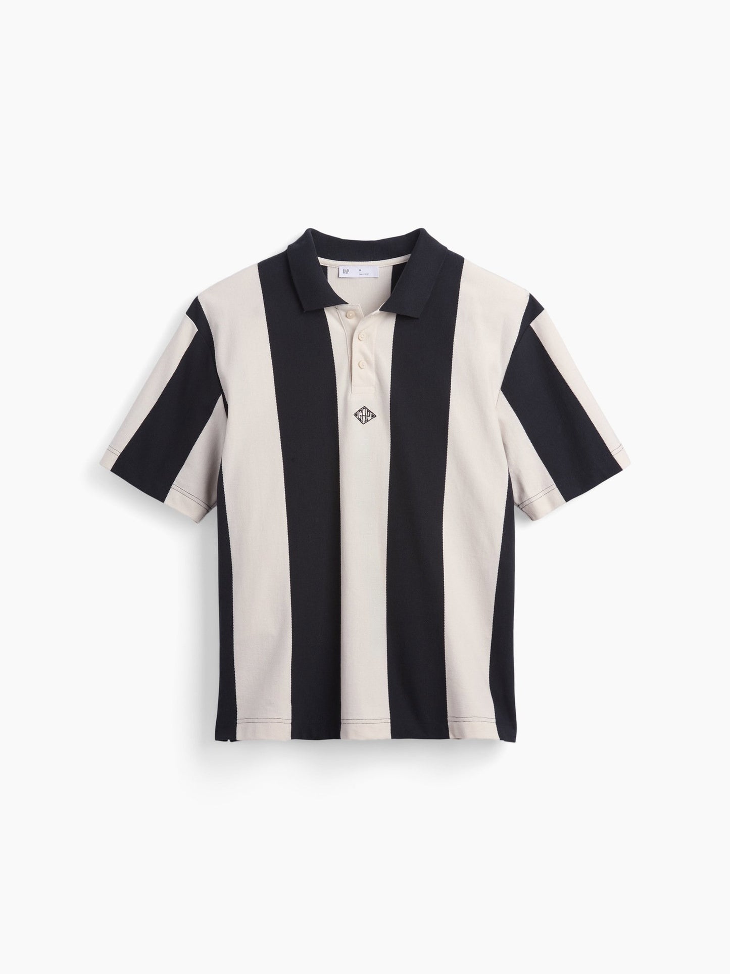 Siyah Ouigap Relaxed Pique Polo T-shirt