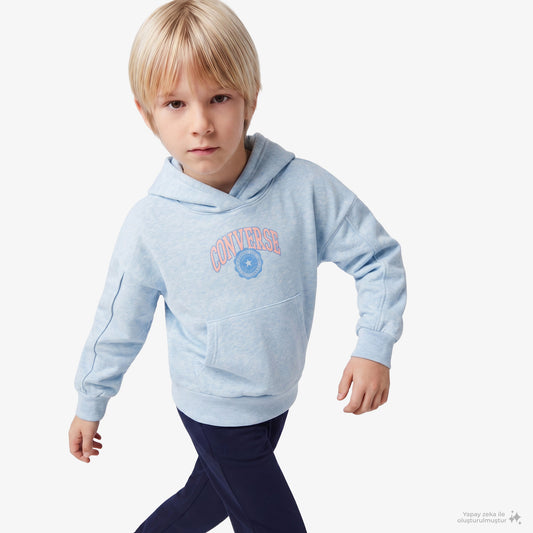 Converse Varsity Çocuk Mavi Sweatshirt