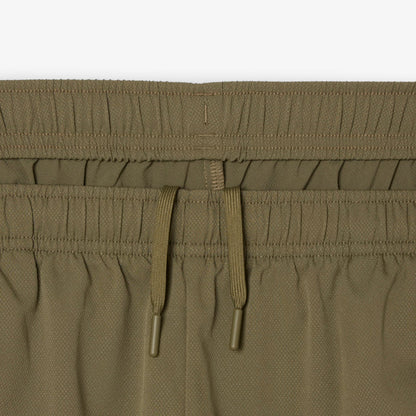 Lacoste Erkek Regular Fit Fermuarlı Baskılı Haki Eşofman Takımı