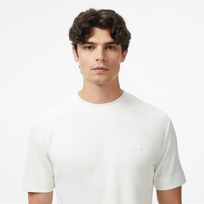 Lacoste Oversize Fit Bisiklet Yaka Erkek Beyaz T-shirt