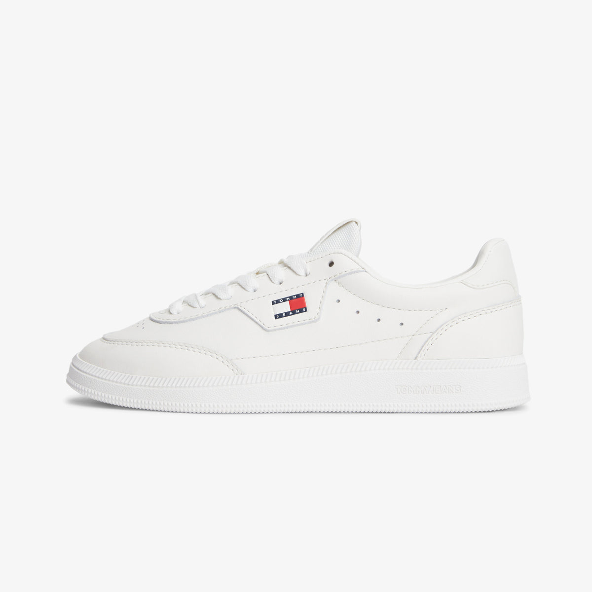 Tommy Hilfiger The Greenwich Edge Leather Kadın Bej Spor Ayakkabı