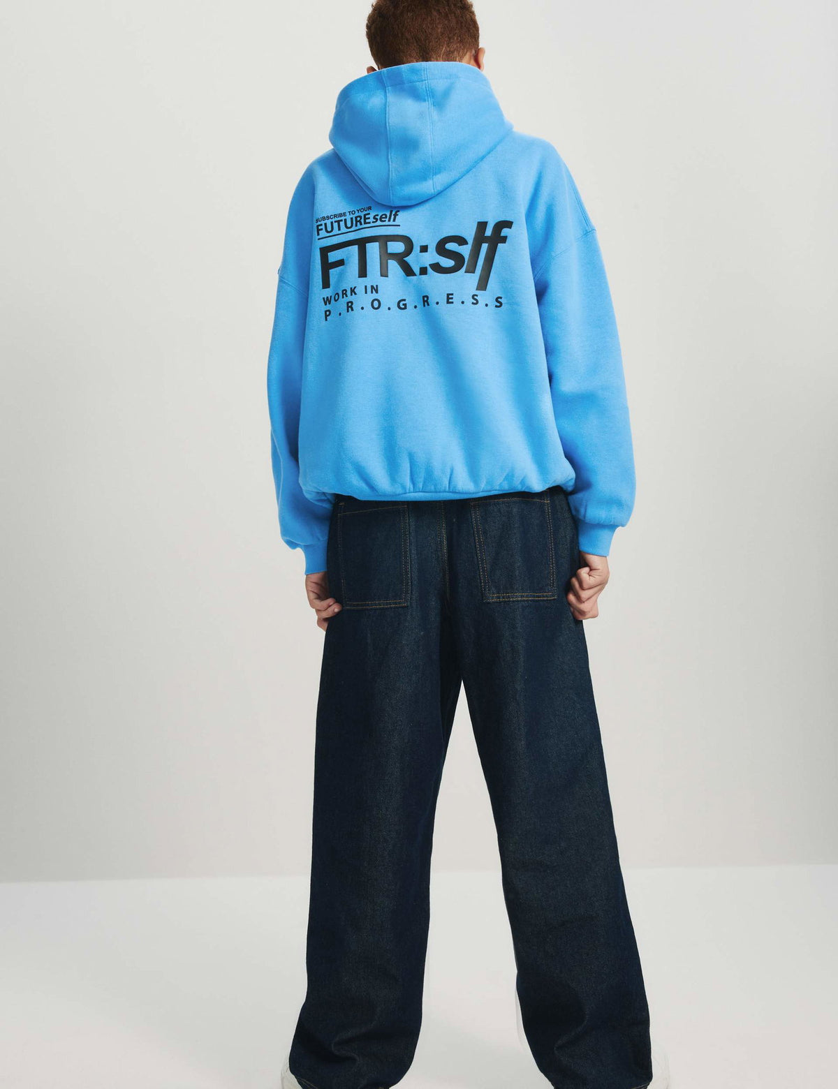 Grafik Baskılı Kapüşonlu Sweatshirt