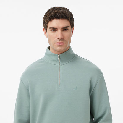 Nautica Erkek Yeşil Regular Fit Dik Yaka Sweatshirt