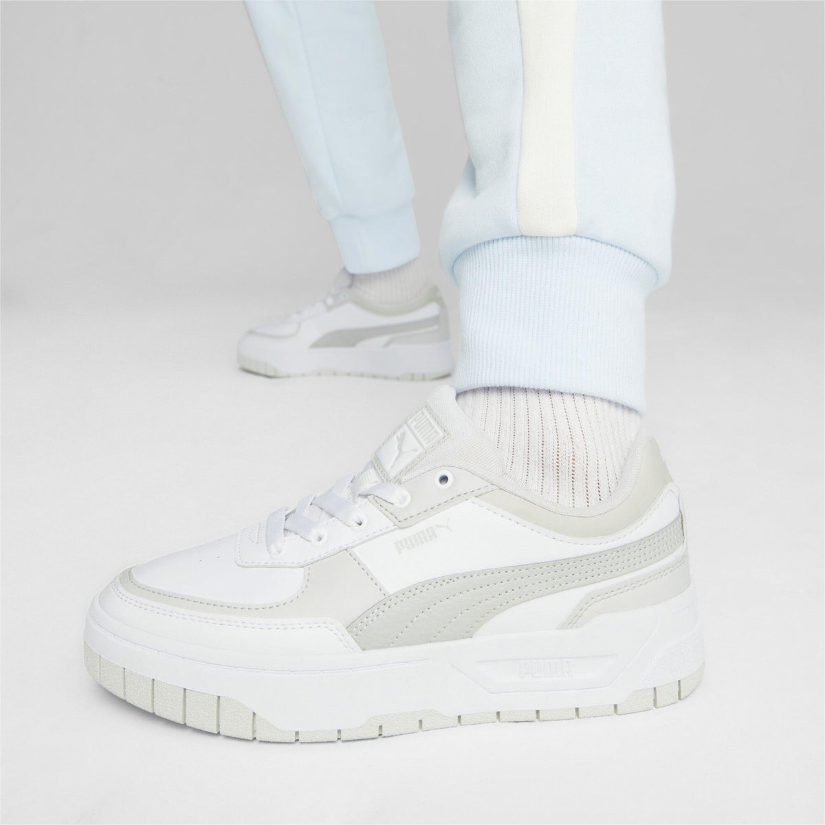 Puma Cali Dream Lth kadın Beyaz Spor Ayakkabı