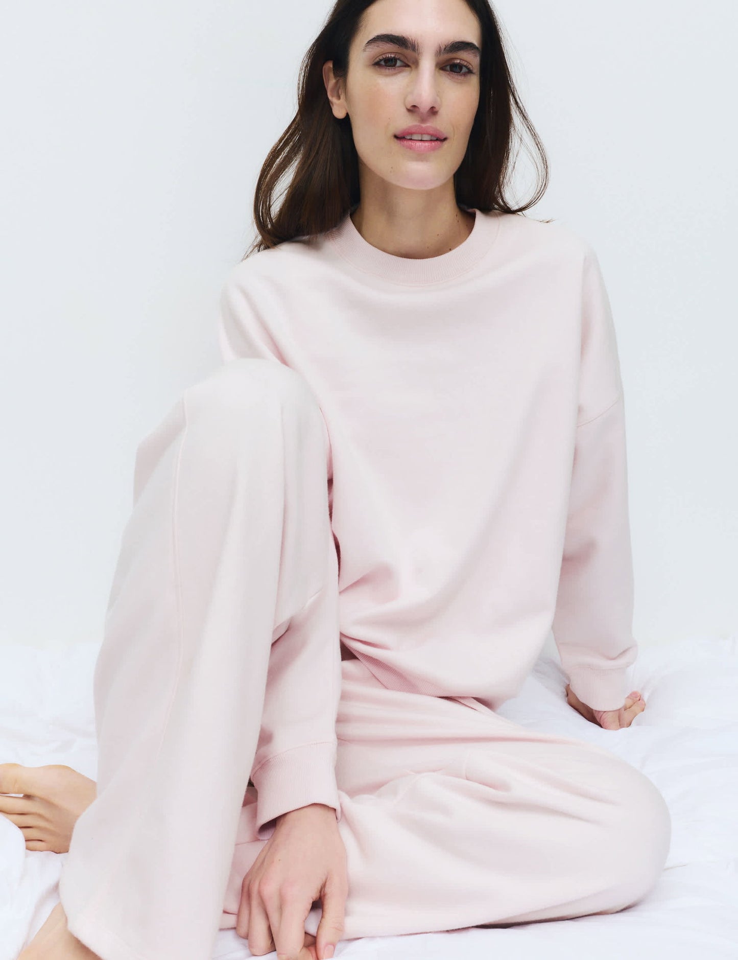 Pamuk Karışımlı Geniş Paça Pijama Altı