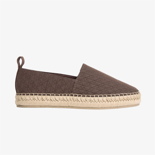 Calvin Klein Oblique Kadın Kahverengi Espadril