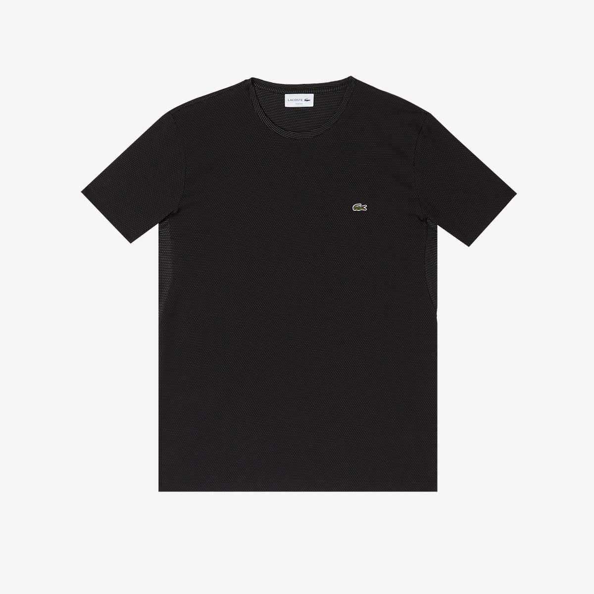 Lacoste Erkek Slim Fit Bisiklet Yaka Siyah T-shirt