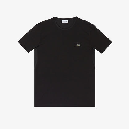 Lacoste Erkek Slim Fit Bisiklet Yaka Siyah T-shirt