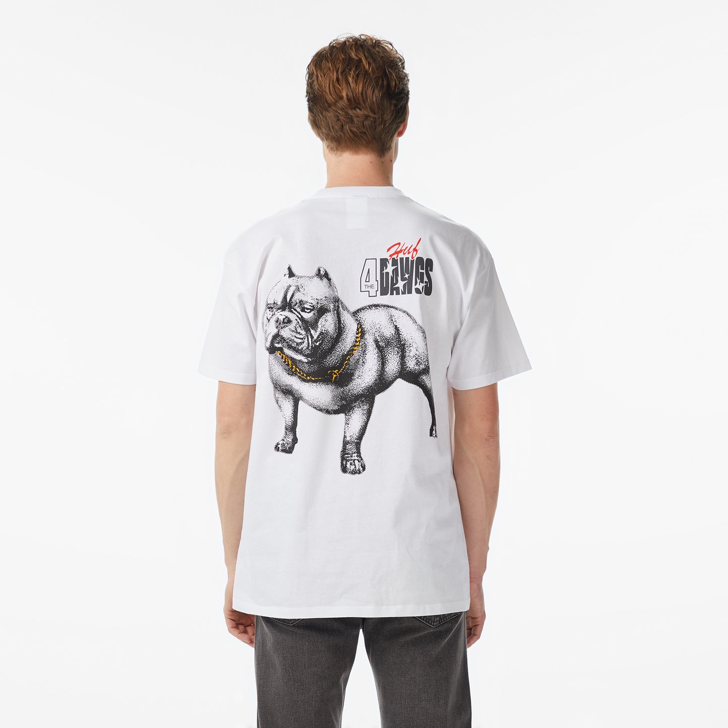 Huf 4 The Dawgs Erkek Beyaz T-shirt