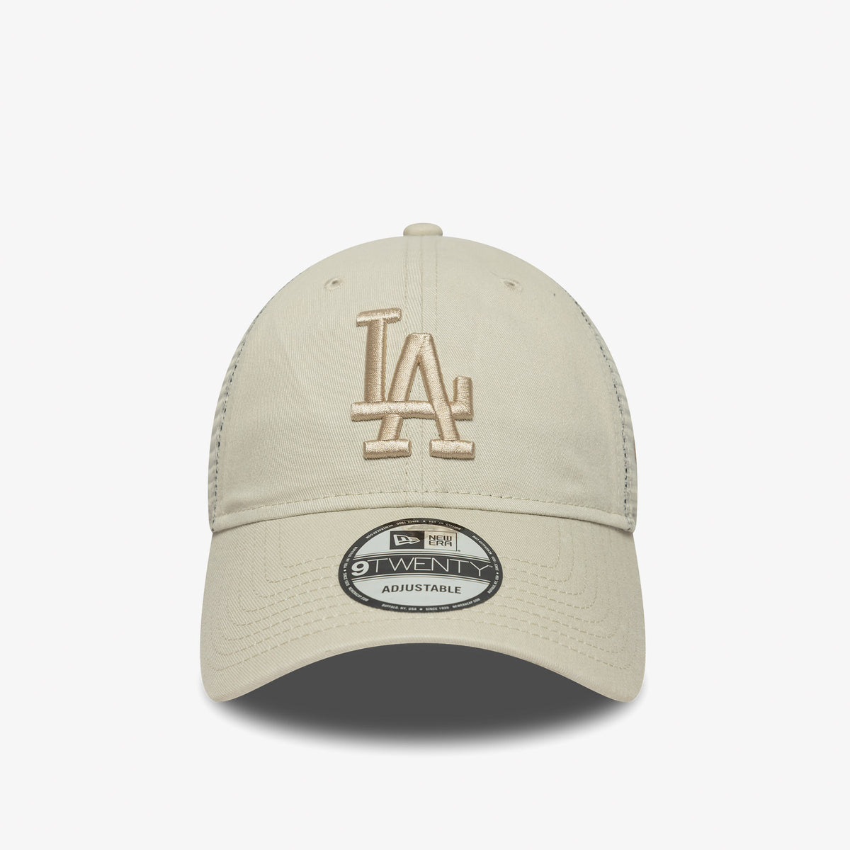 New Era Mlb Washed La Dodgers Unisex Bej Şapka