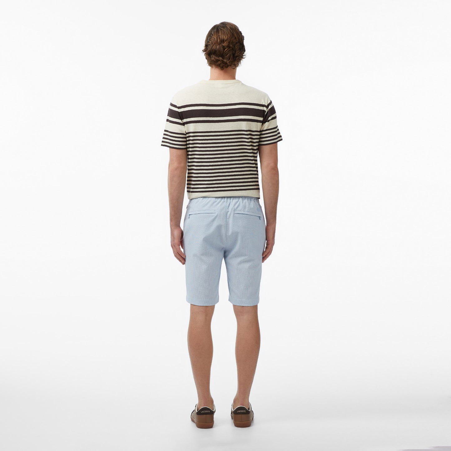 Lacoste Tapered Fit Erkek Mavi Şort