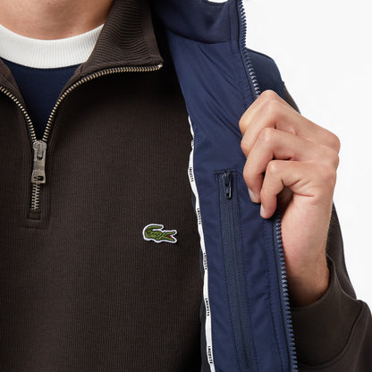 Lacoste Erkek Dik Yaka Lacivert Yelek