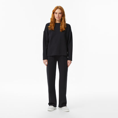 Nautica Kadın Siyah Regular Fit Sweatshirt